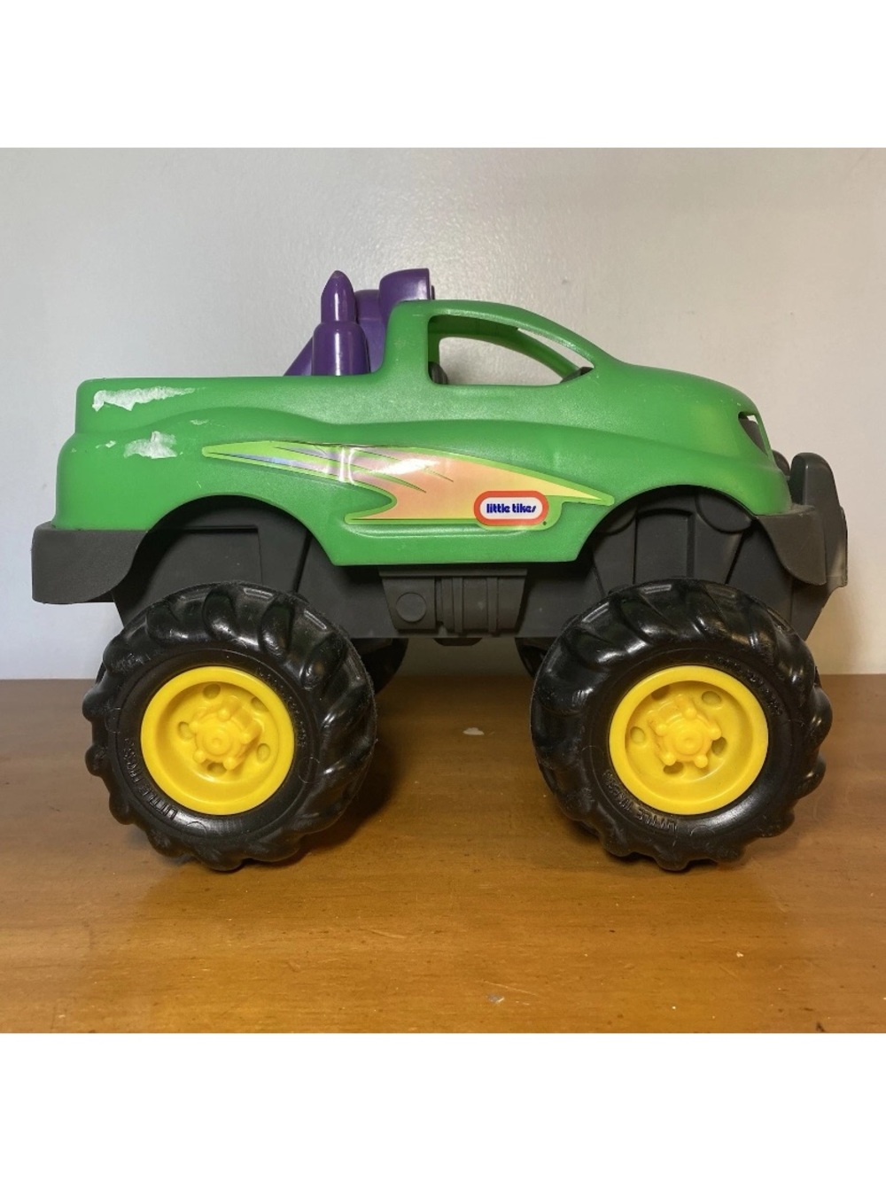 Little Tikes Rugged Riggz Monster Truck Green Off-Road 4x4 Vintage 90s Toy Truck